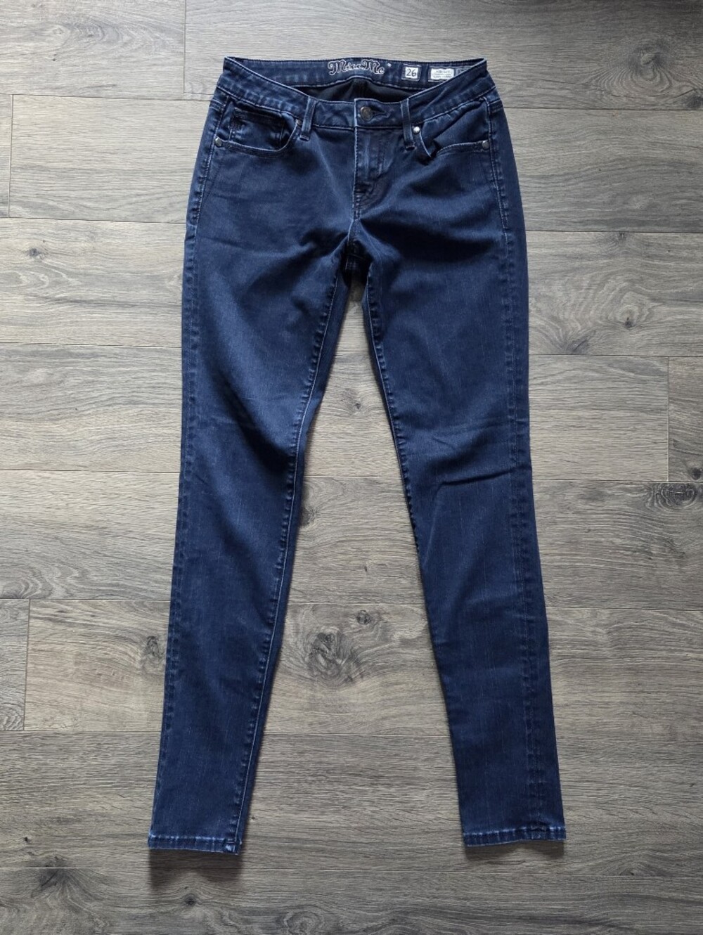 Miss Me Navy Skinny Stretch Jeans